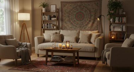 How can I make my living room more cozy and inviting