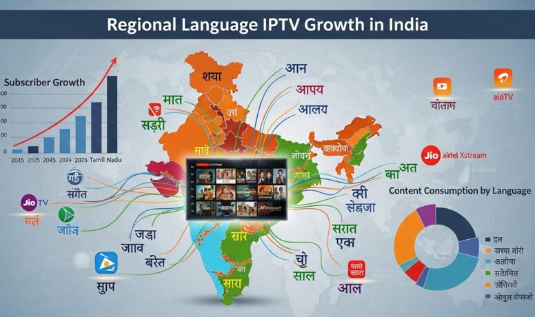 Regional Language IPTV Growth in India