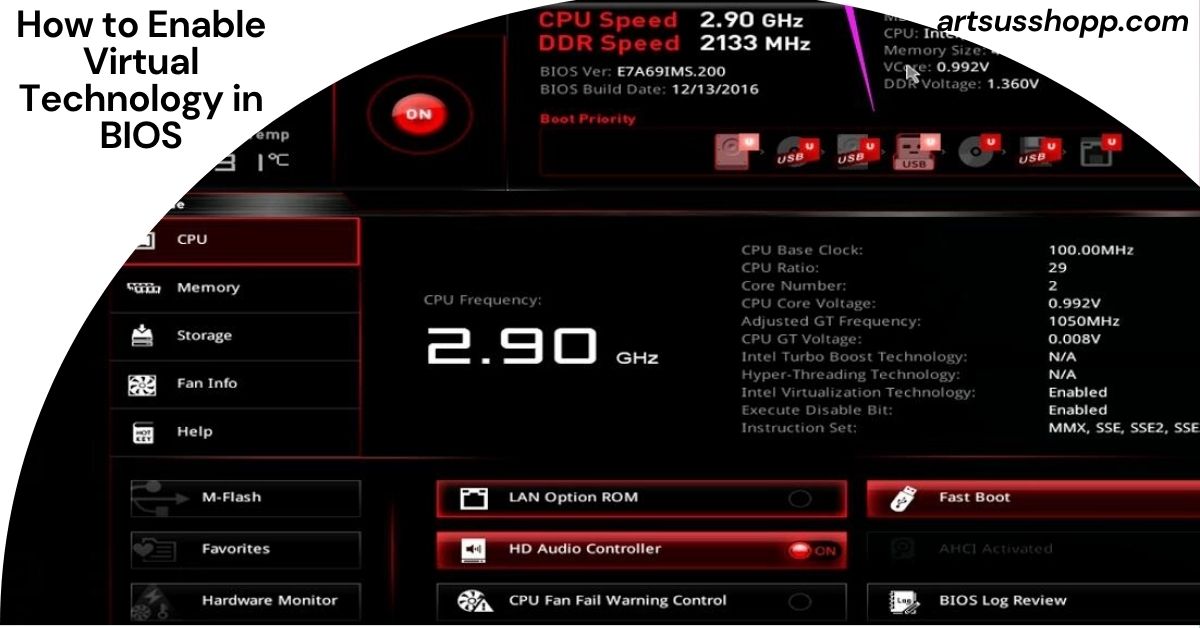 How to Enable Virtual Technology in BIOS