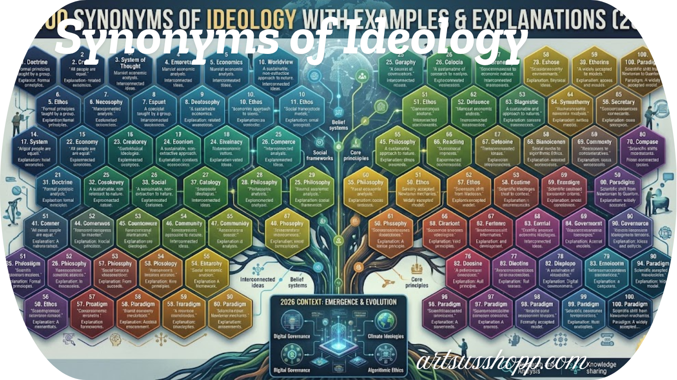 Synonyms of Ideology