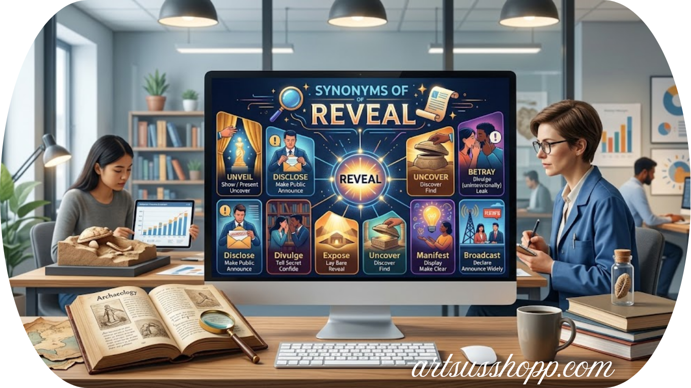 Synonyms of Reveal