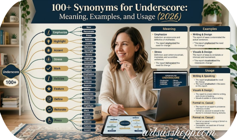 Synonyms for Underscore