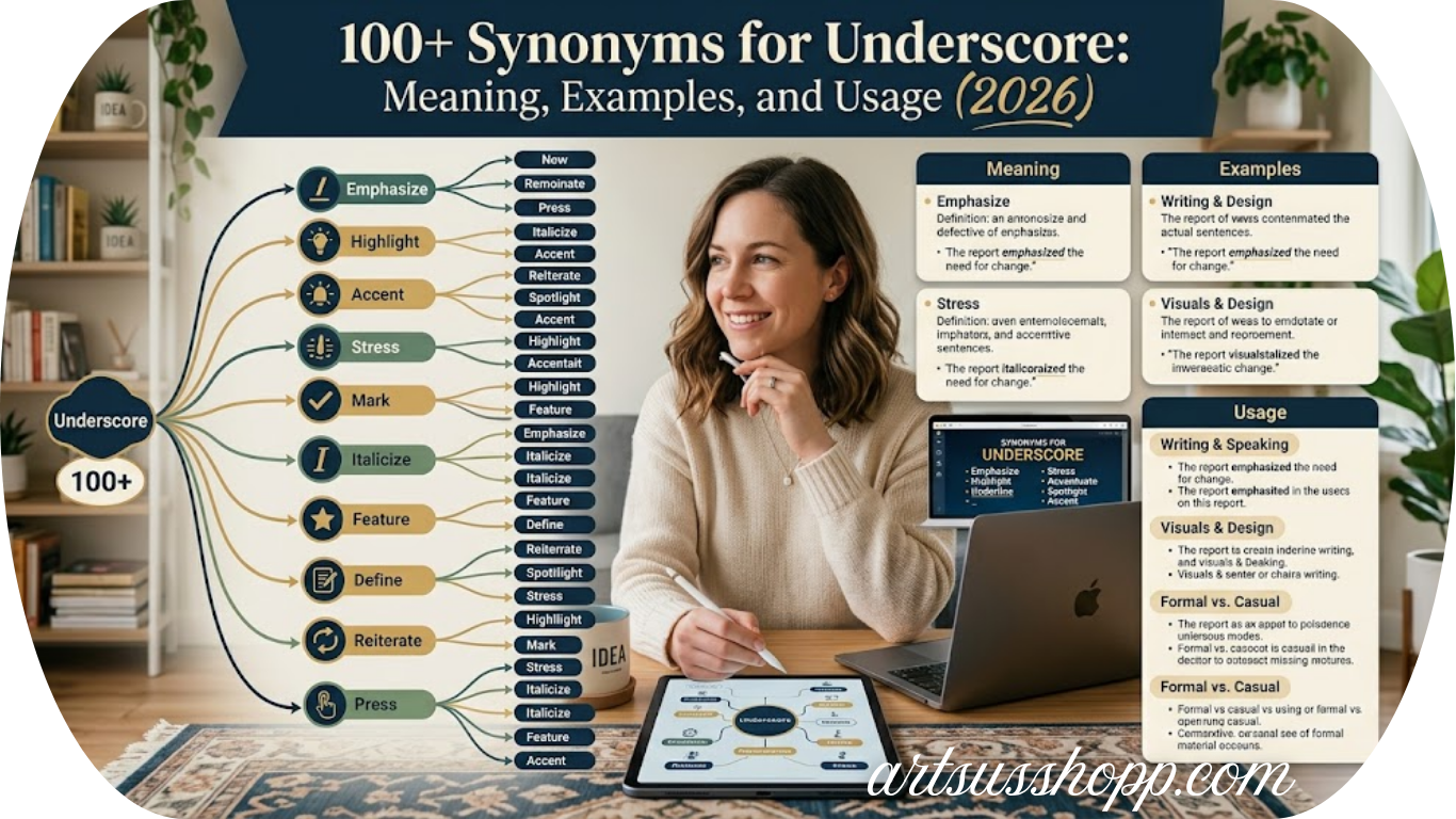 Synonyms for Underscore