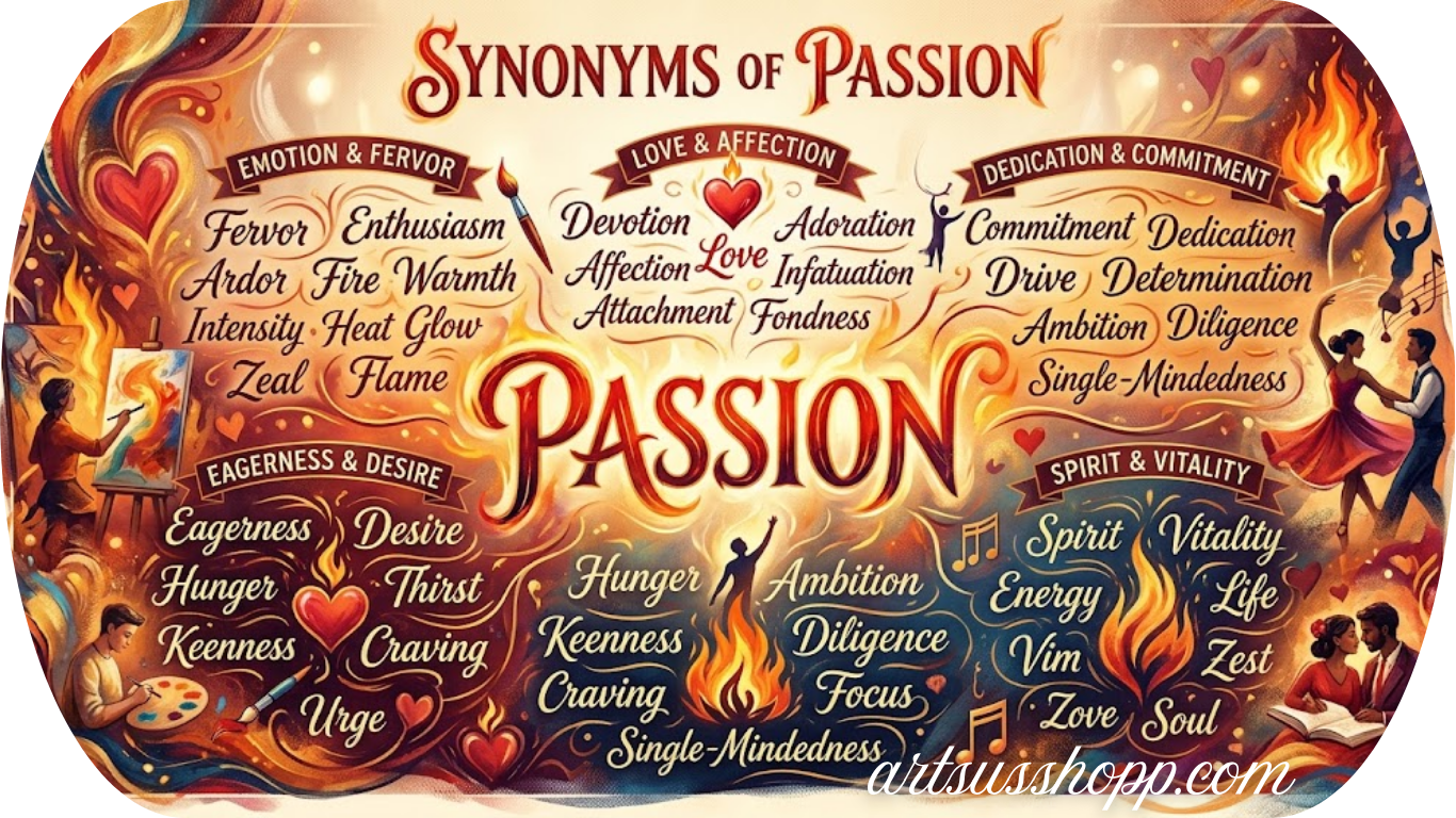 Synonyms of Passion