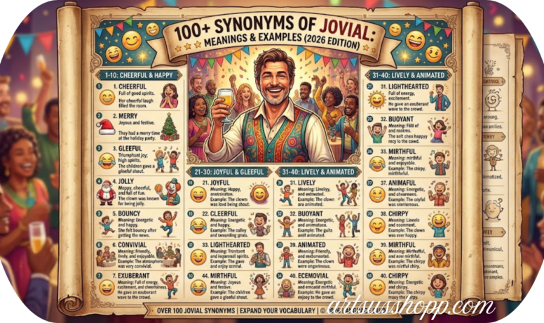 Synonyms of Jovial